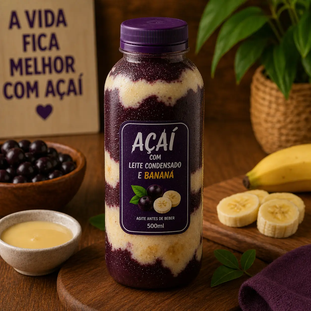 Açaí com Frutas Vermelhas