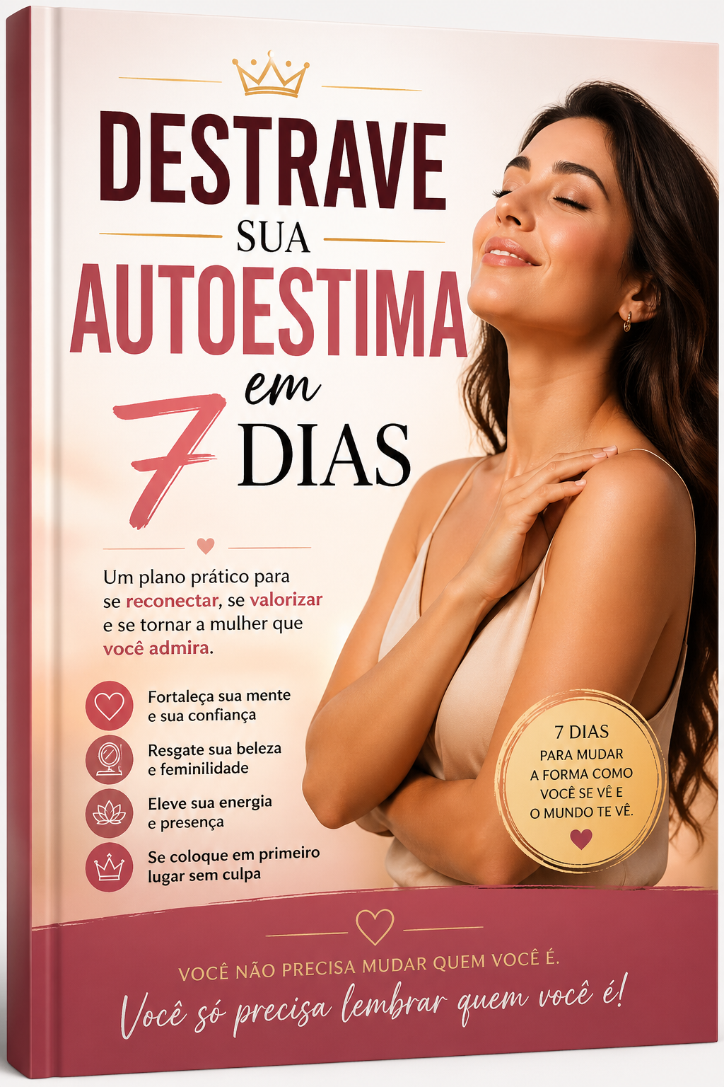 Capa do ebook Destrave Sua Autoestima em 7 Dias