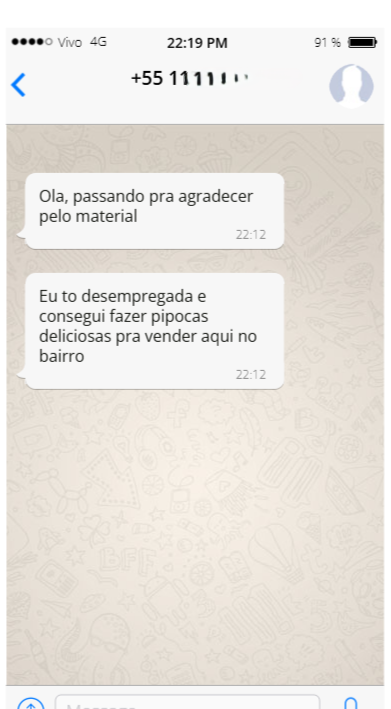 Prova social WhatsApp 2