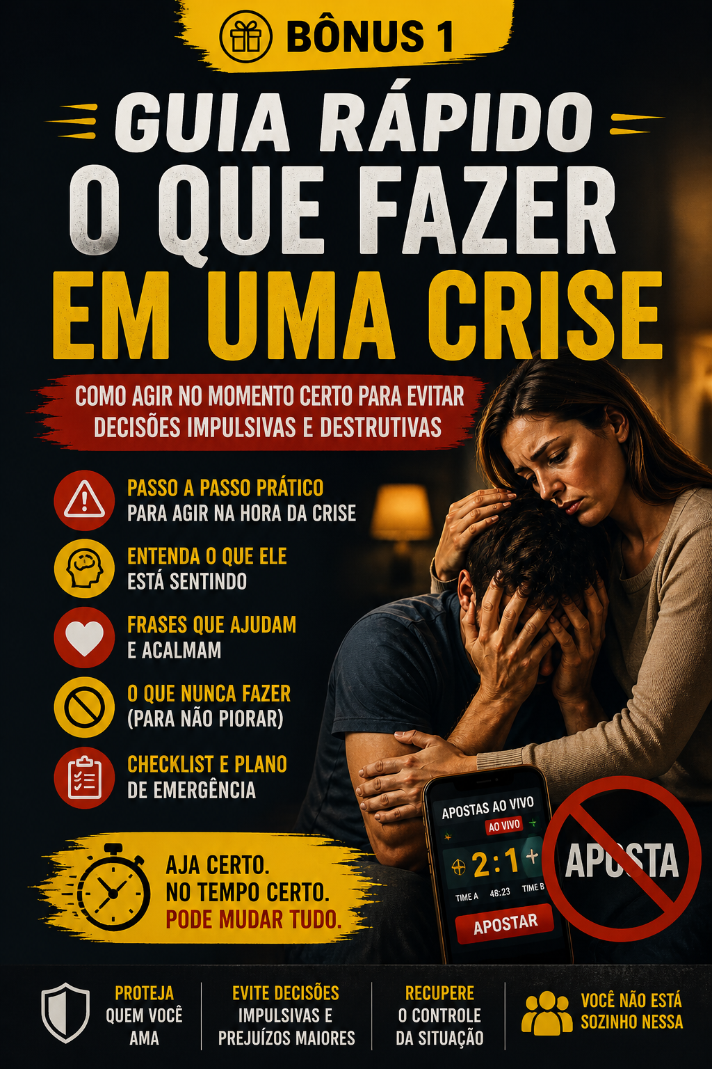 Bônus 1 - Guia Rápido: O Que Fazer em Uma Crise