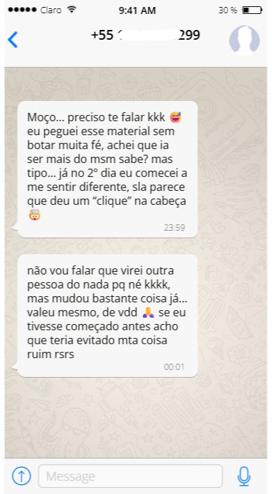 Depoimento WhatsApp 2